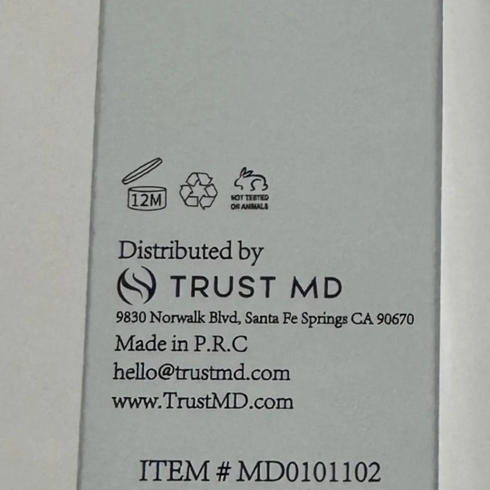 Trust MD Advanced Retinol $119 RETAIL 1% Face Serum New Hylaronic Collagen